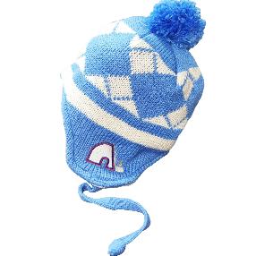 Шапка-ушанка Reebok Multi Team Quebec Nordiques бело-голубая