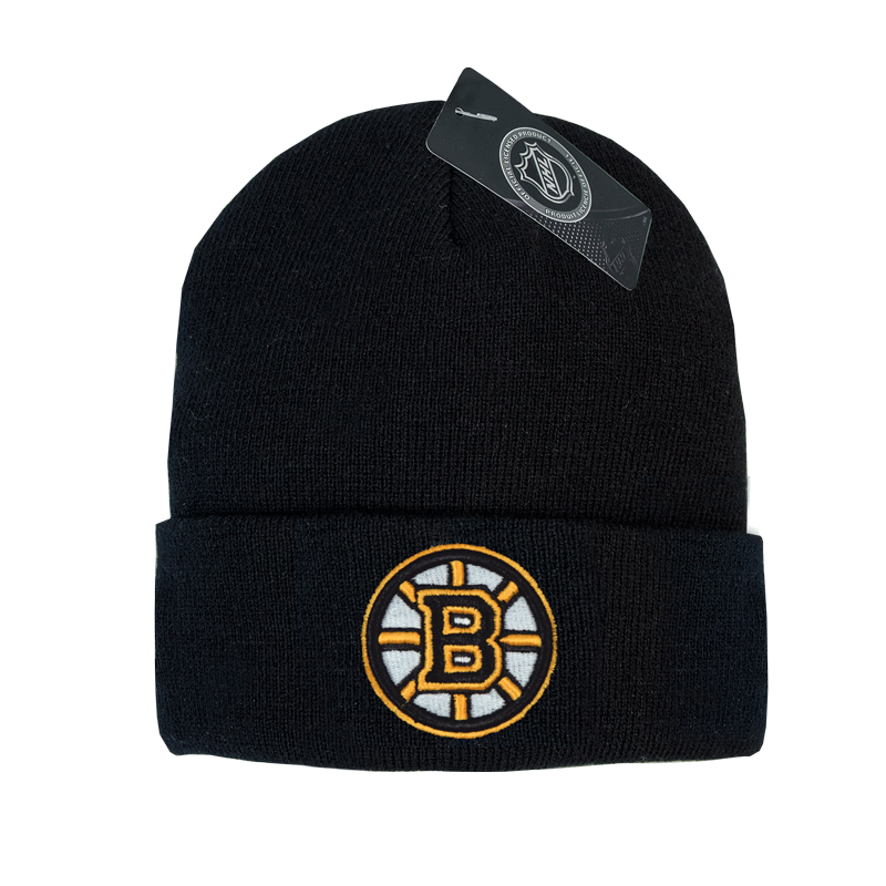 Шапка "NHL Boston Bruins" с вышивкой черная