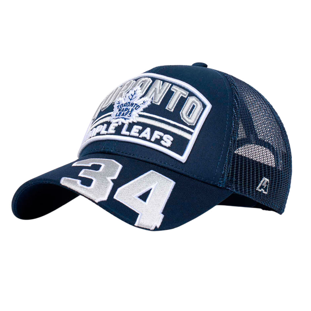 Купить Бейсболка "NHL Toronto Maple Leafs" №34 темно-синяя 55-58 в Казахстане — Hockey1.kz