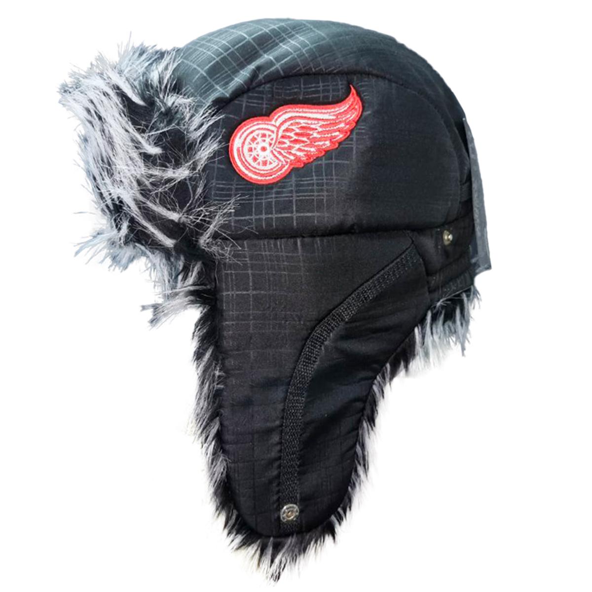 Шапка-ушанка Miks Аляска 2 NHL Detroit Red Wings
