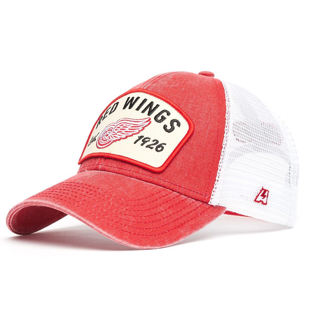 Купить Бейсболка "NHL Detroit Red Wings Est. 1926" красно-белая 55-58 в Казахстане — Hockey1.kz