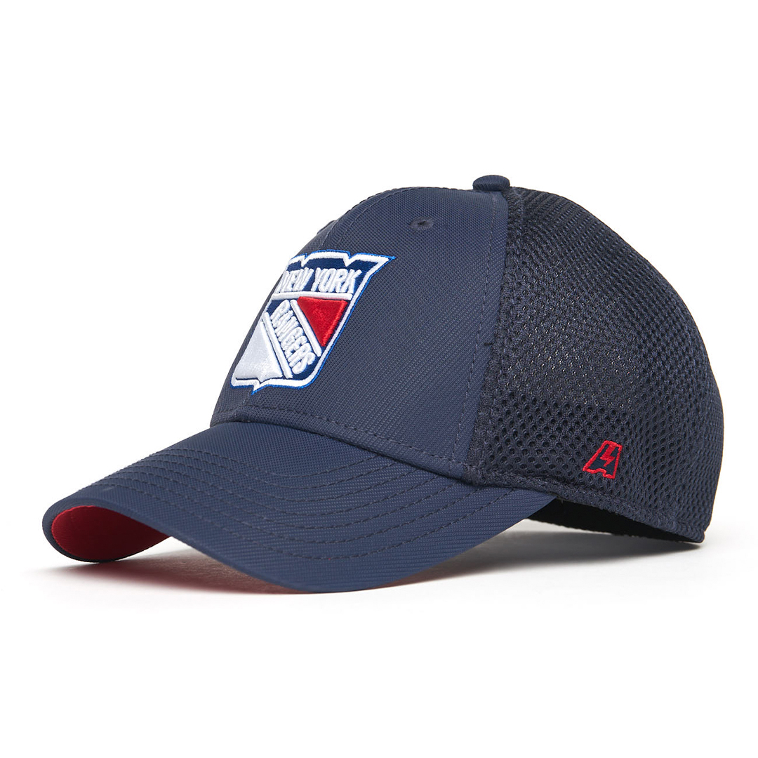 Купить Бейсболка "NHL New York Rangers" темно-синяя с сеткой 52-54 в Казахстане — Hockey1.kz
