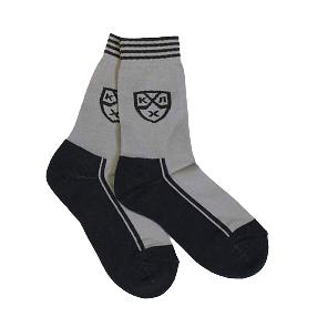 Носки спортивные толстые "КХЛ" KSN 16T светло-серый/темно-серый