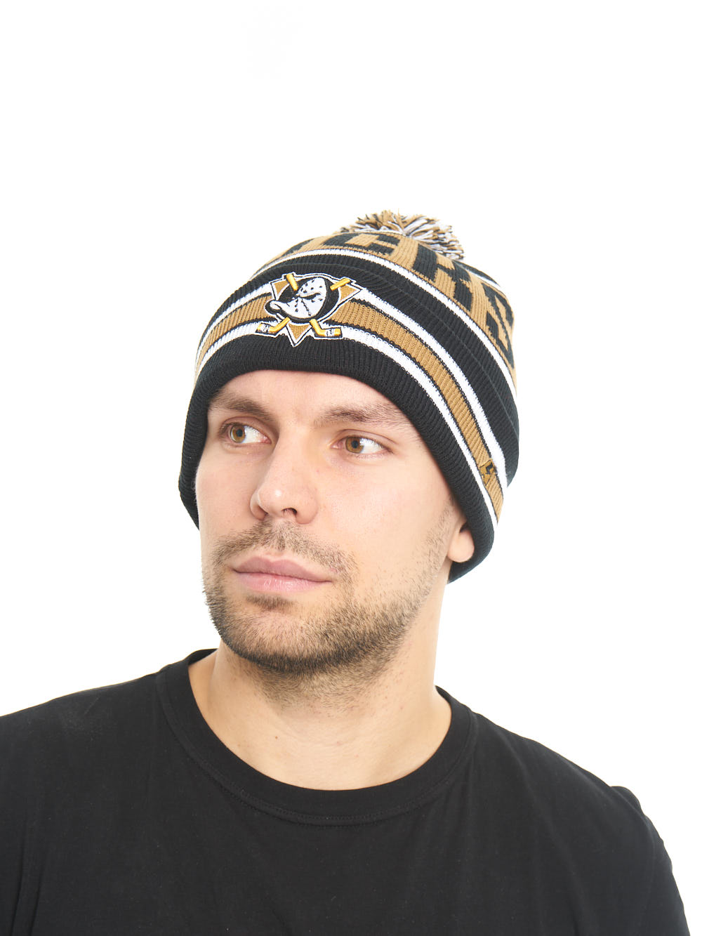 Шапка "NHL Anaheim Ducks" с помпоном