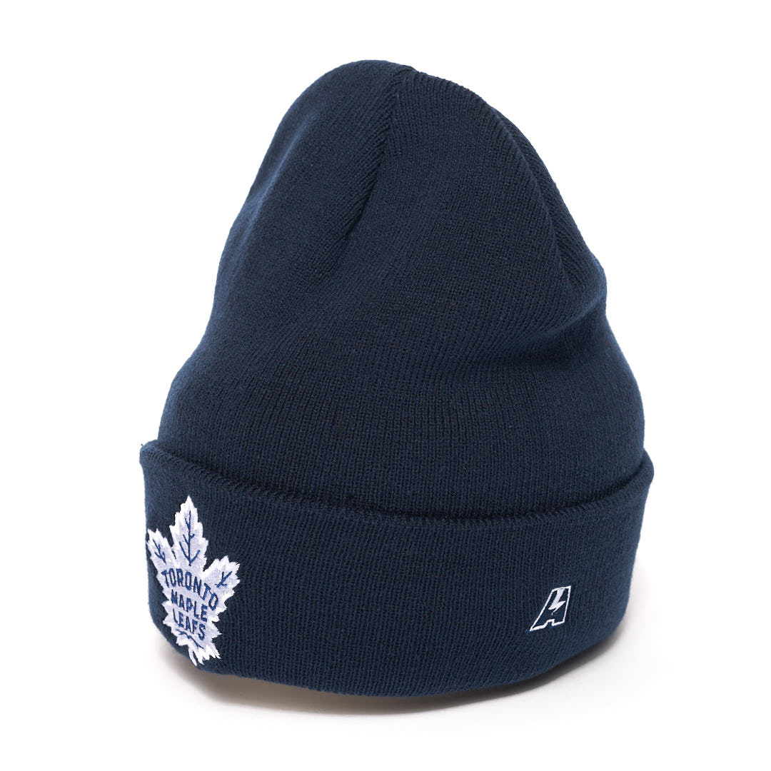 Купить Шапка "NHL Toronto Maple Leafs" с вышивкой темно-синяя 55-58 в Казахстане — Hockey1.kz