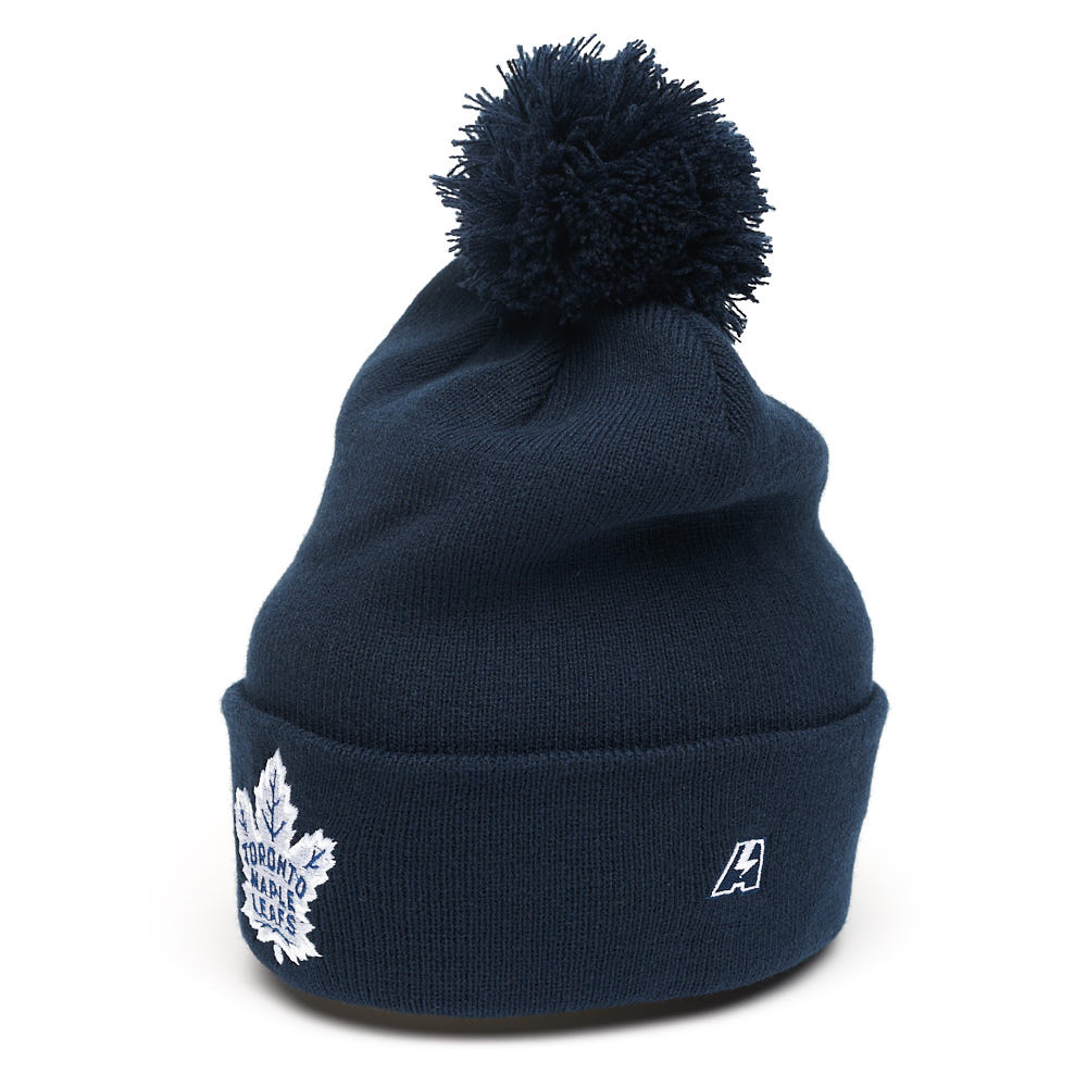 Шапка "NHL Toronto Maple Leafs" с помпоном