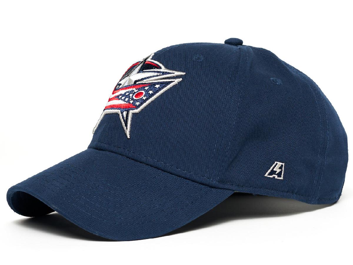 Бейсболка "NHL Columbus Blue Jackets" темно-синяя