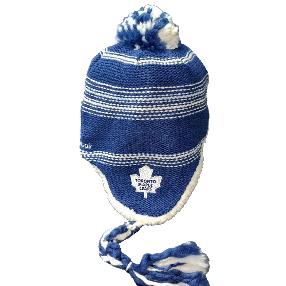 Шапка-ушанка Reebok Toronto Maple Leafs сине-белая