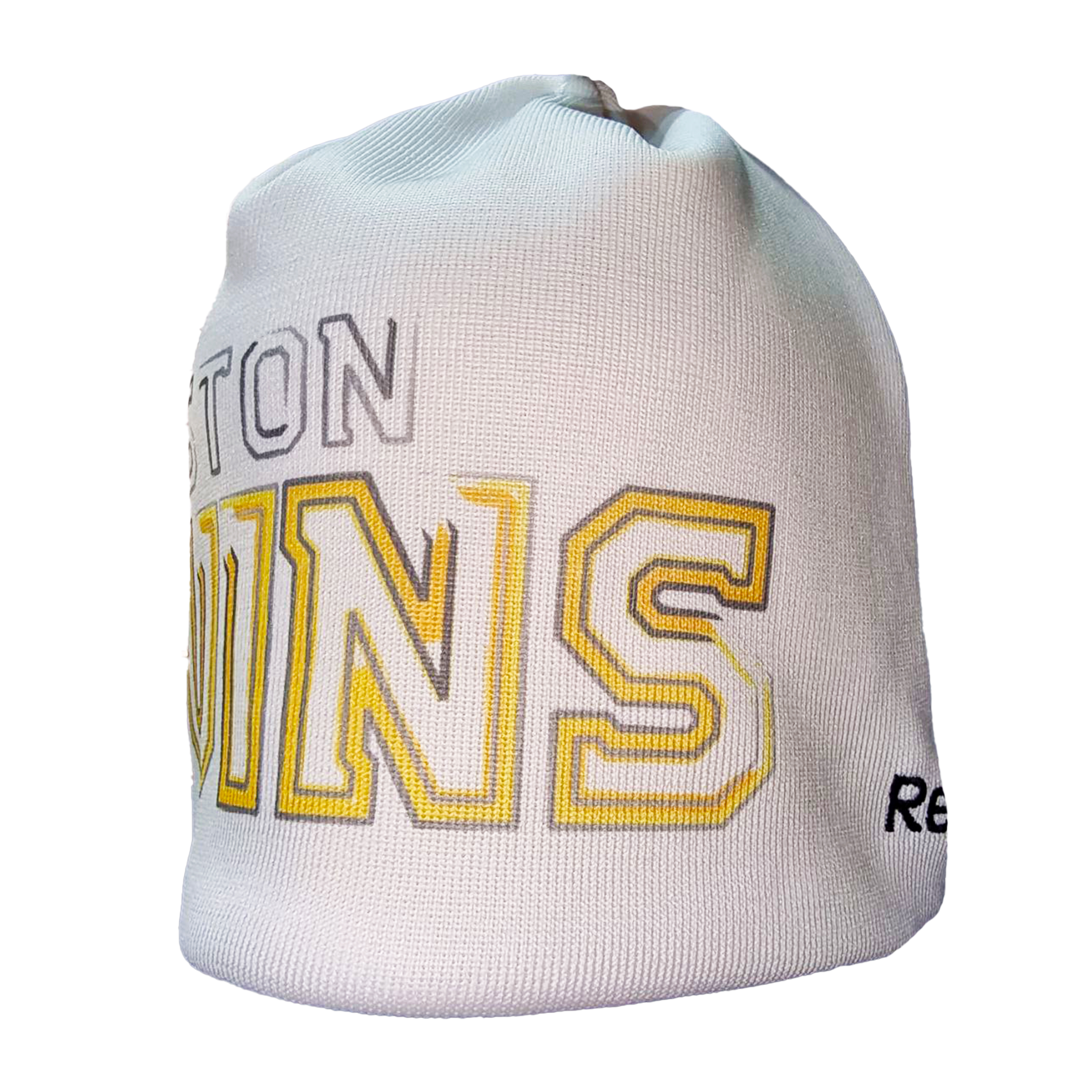 Шапка Reebok Cuffless Knit Boston Bruins белая
