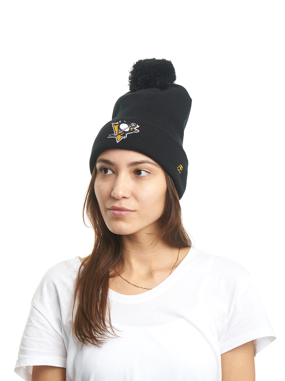 Шапка "NHL Pittsburgh Penguins" с помпоном