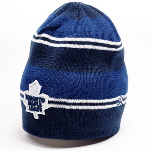 Купить Шапка "NHL Toronto Maple Leafs" с вышивкой сине-черная в Казахстане — Hockey1.kz