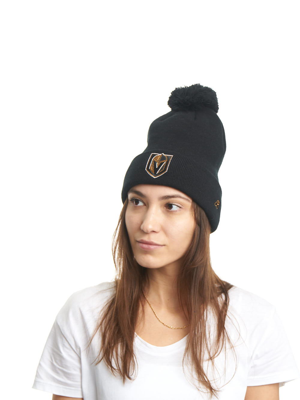Шапка "NHL Vegas Golden Knights" с помпоном