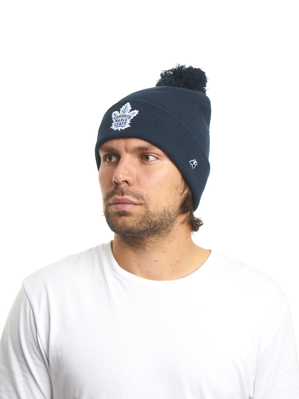 Шапка "NHL Toronto Maple Leafs" с помпоном