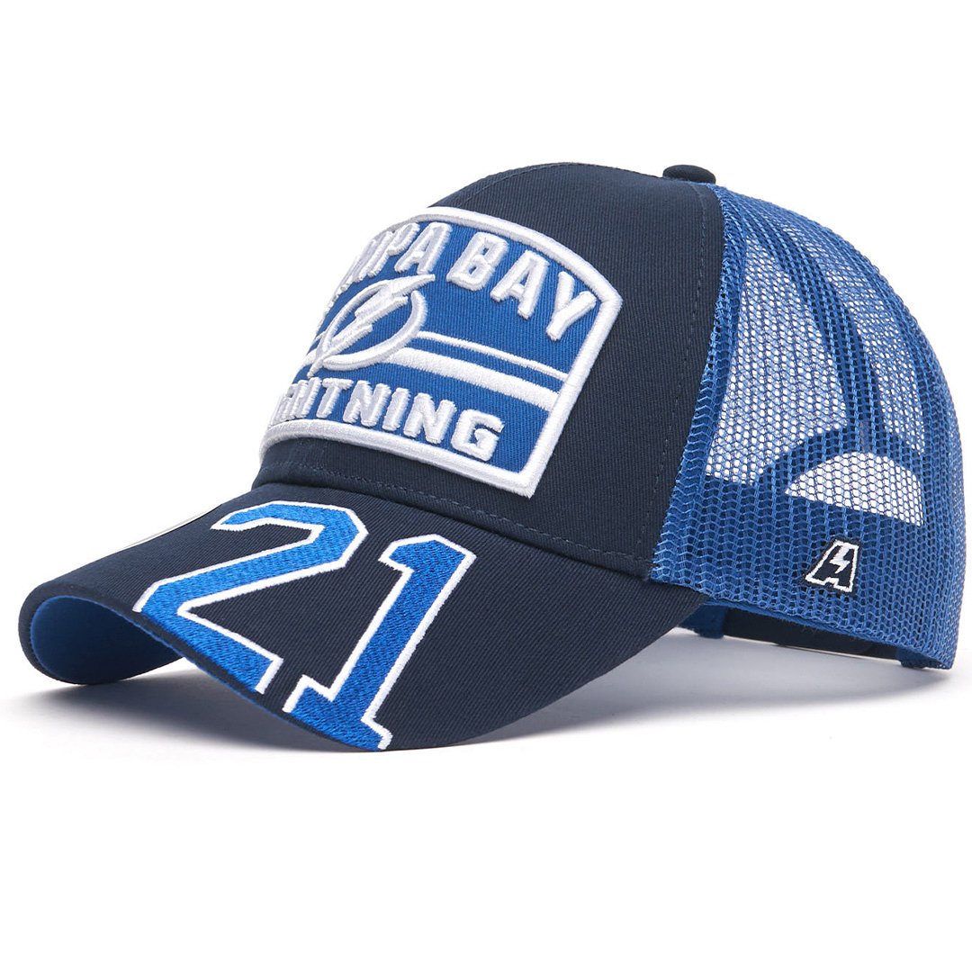 Купить Бейсболка "NHL Tampa Bay Lightings" №21 сине-голубая 55-58 в Казахстане — Hockey1.kz