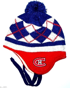 Шапка-ушанка CCM Vintage Montreal Canadiens красно-бело-синяя