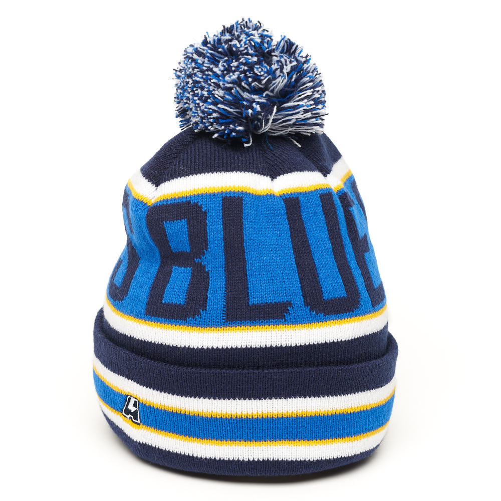 Шапка "NHL Saint Louis Blues" с помпоном