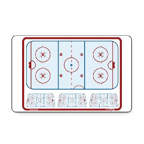Доска тактическая BlueSports 47x65 на стекло