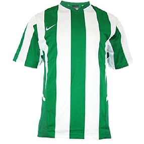 Майка футбольная Nike Barca SS зелено-белая