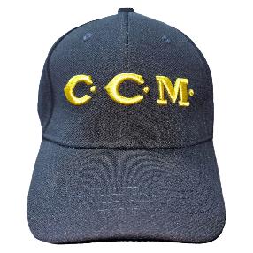 Бейсболка с логотипом CCM черно-желтая 57-58