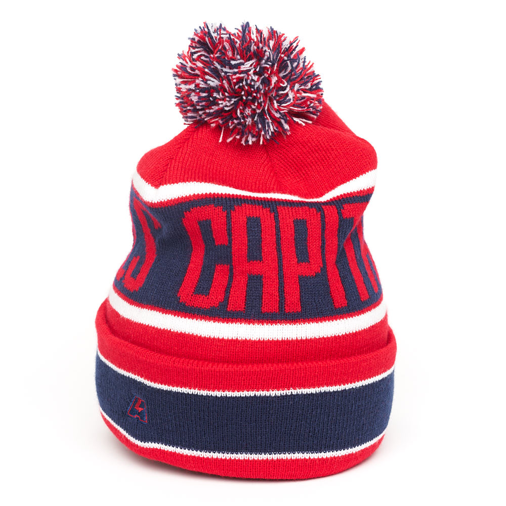 Шапка "NHL Washington Capitals" с помпоном