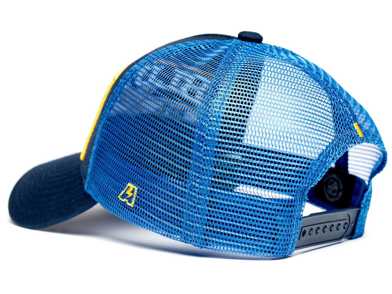 Бейсболка "NHL St.-Louis Blues Hockey Est. 1967" темно-синяя с сеткой