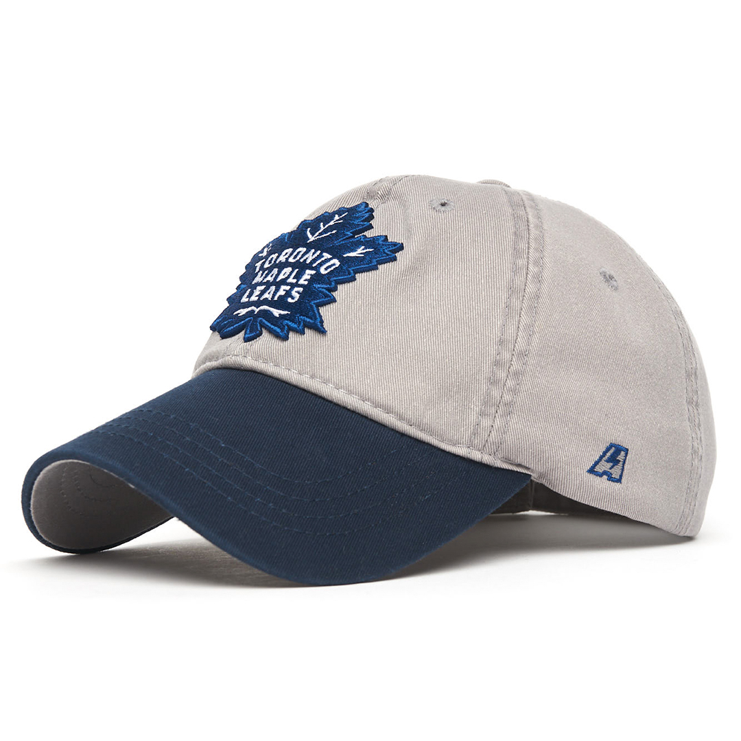Купить Бейсболка "NHL Toronto Maple Leafs" серо-темно-синяя 56-58 в Казахстане — Hockey1.kz