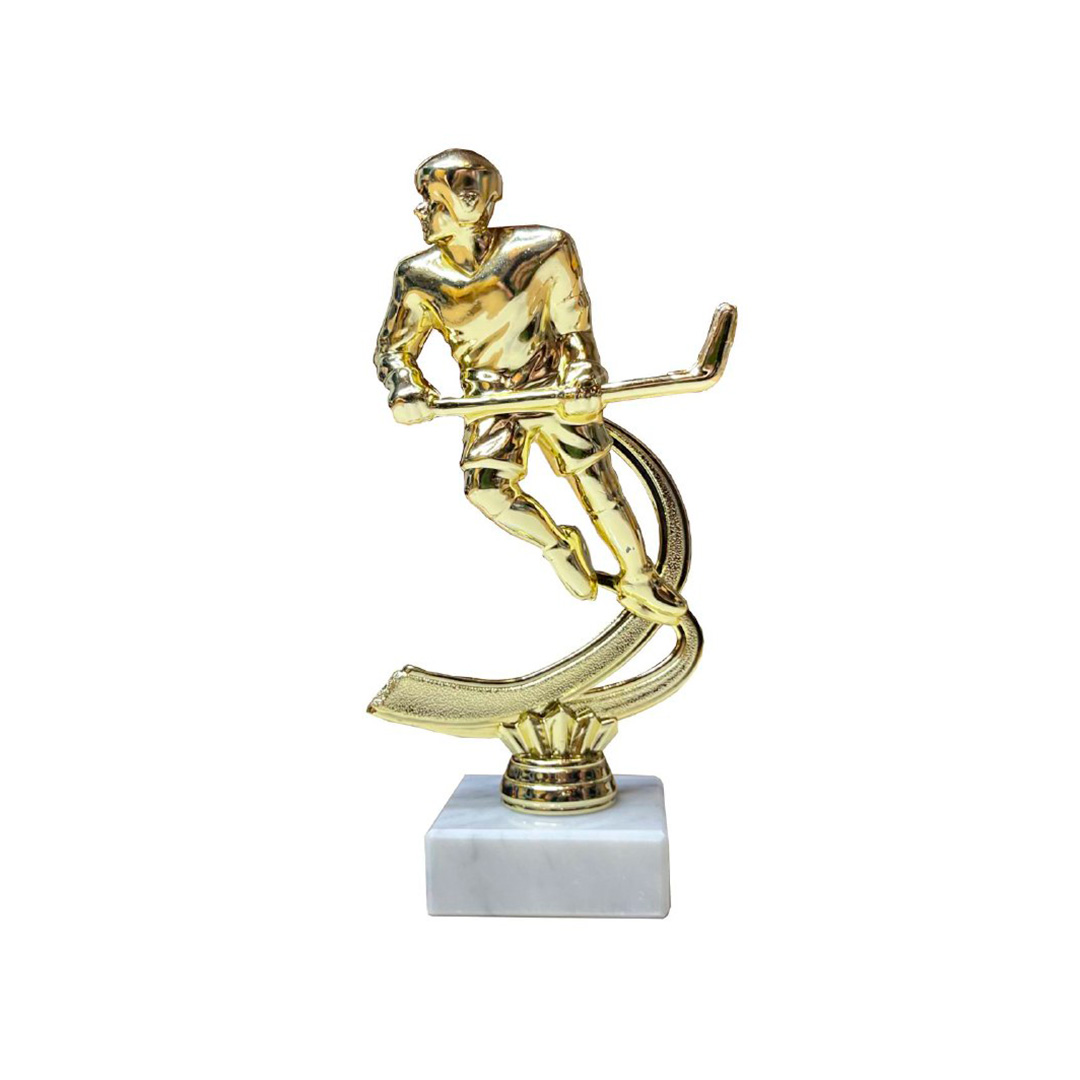 Статуэтка Хоккеист на гранитном цоколе 17см
