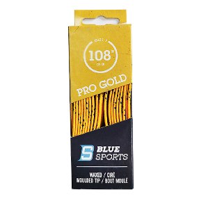 Шнурки с пропиткой BlueSports Pro Gold heavy waxed