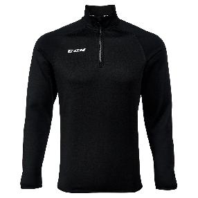 Джемпер CCM Locker Room 1/4 Zip юниорский черный