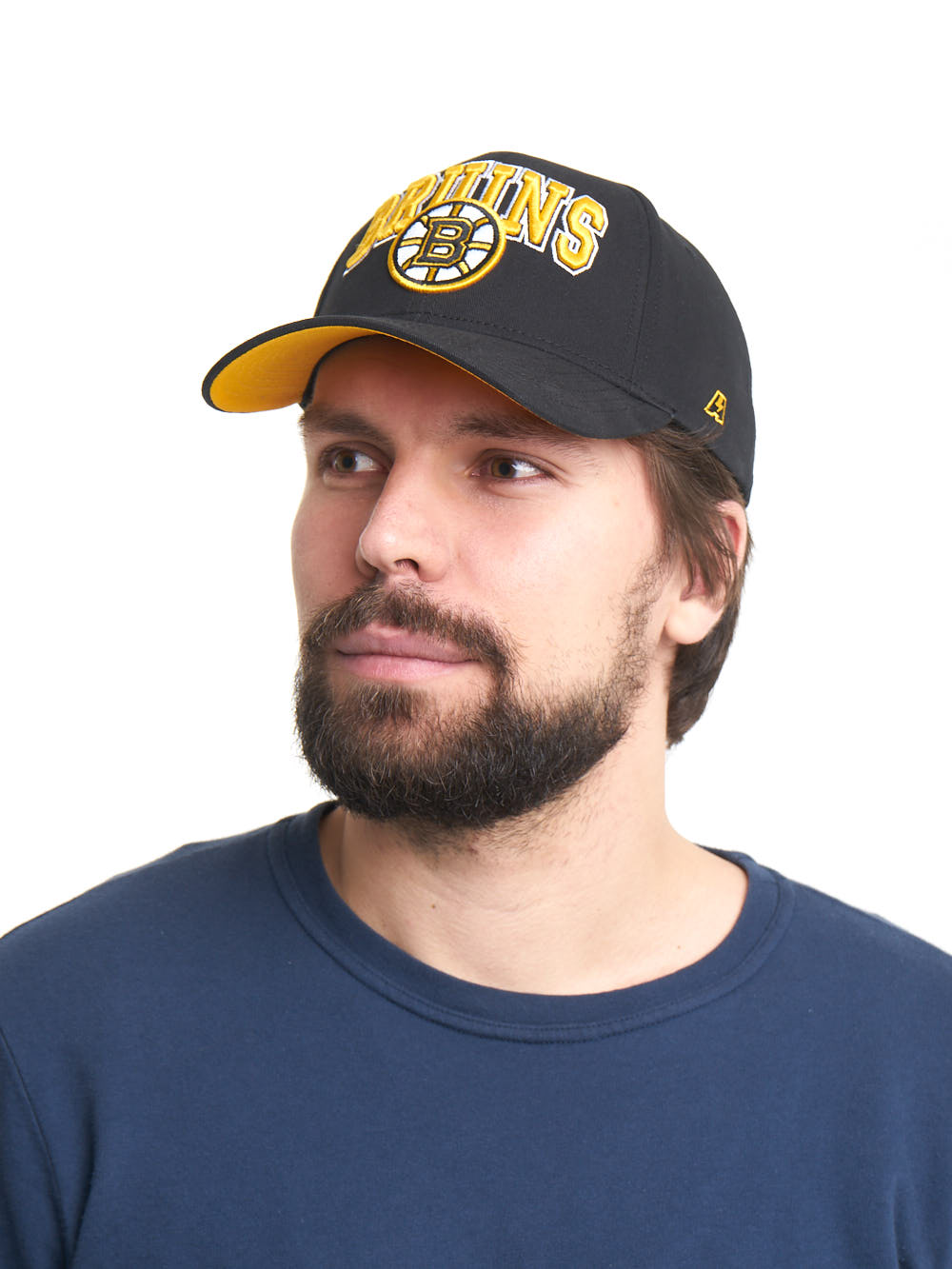 Бейсболка "NHL Boston Bruins" черная 55-58