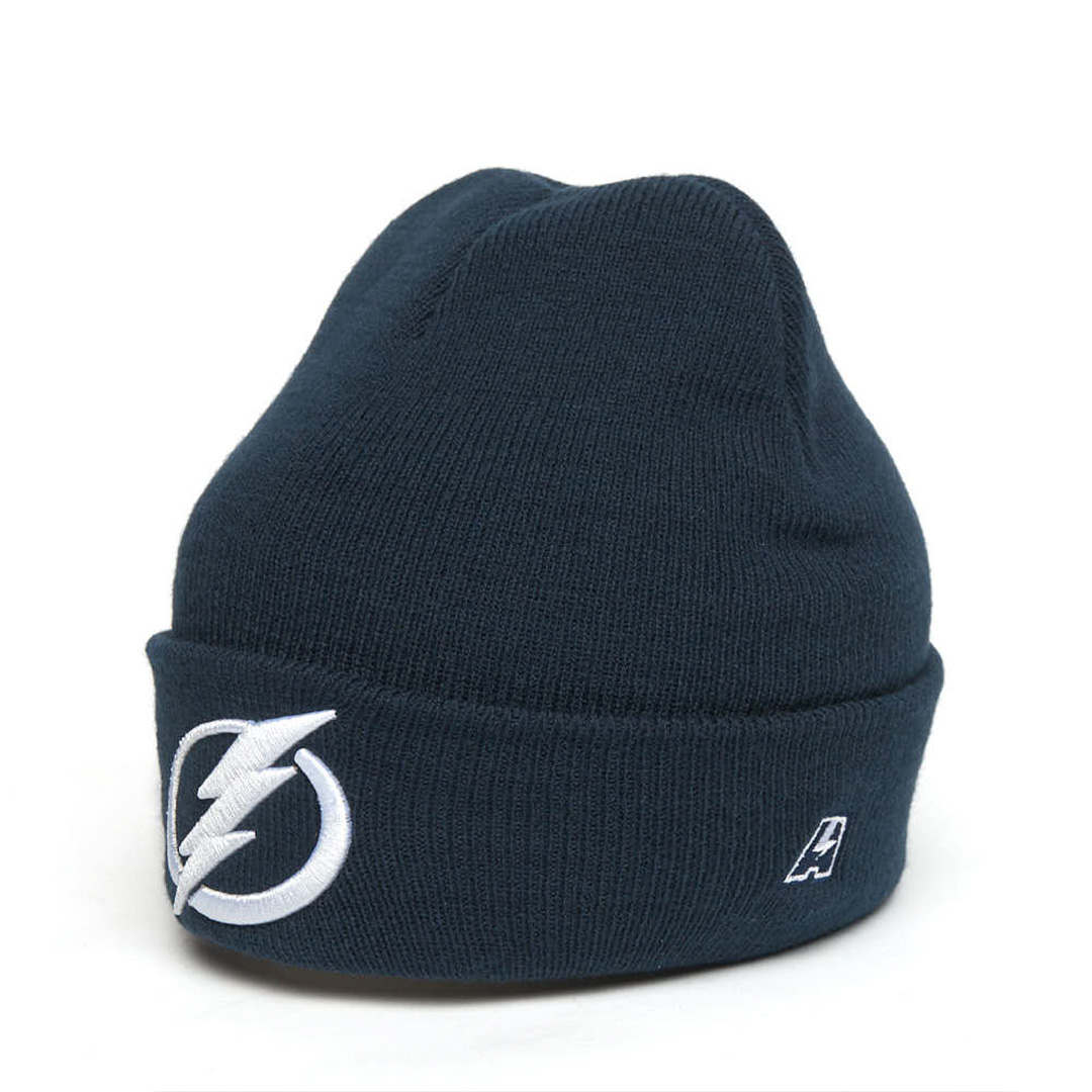 Купить Шапка "NHL Tampa Bay Lightning" подростковая темно-синяя 52-54 в Казахстане — Hockey1.kz
