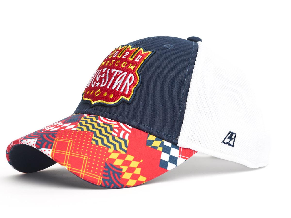 Бейсболка "KHL All Star 2020" сине-белая 54-56