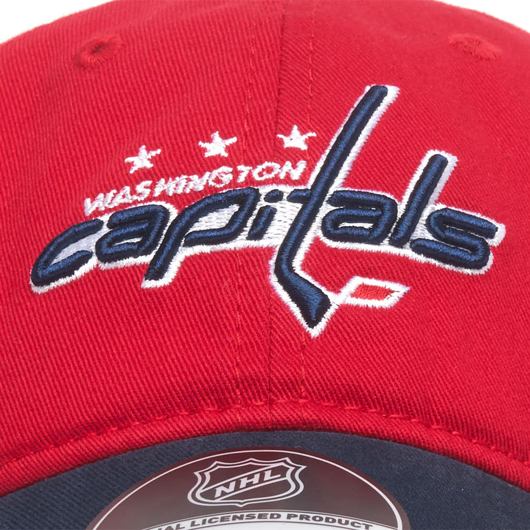 Бейсболка "NHL Washington Capitals" взрослая  красно-синяя 55-58