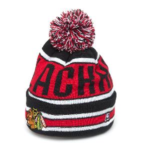 Шапка "NHL Chicago Blackhawks" с помпоном 52-54