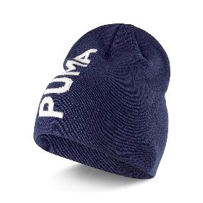 Шапка Puma Ess Classic Cuffless синяя