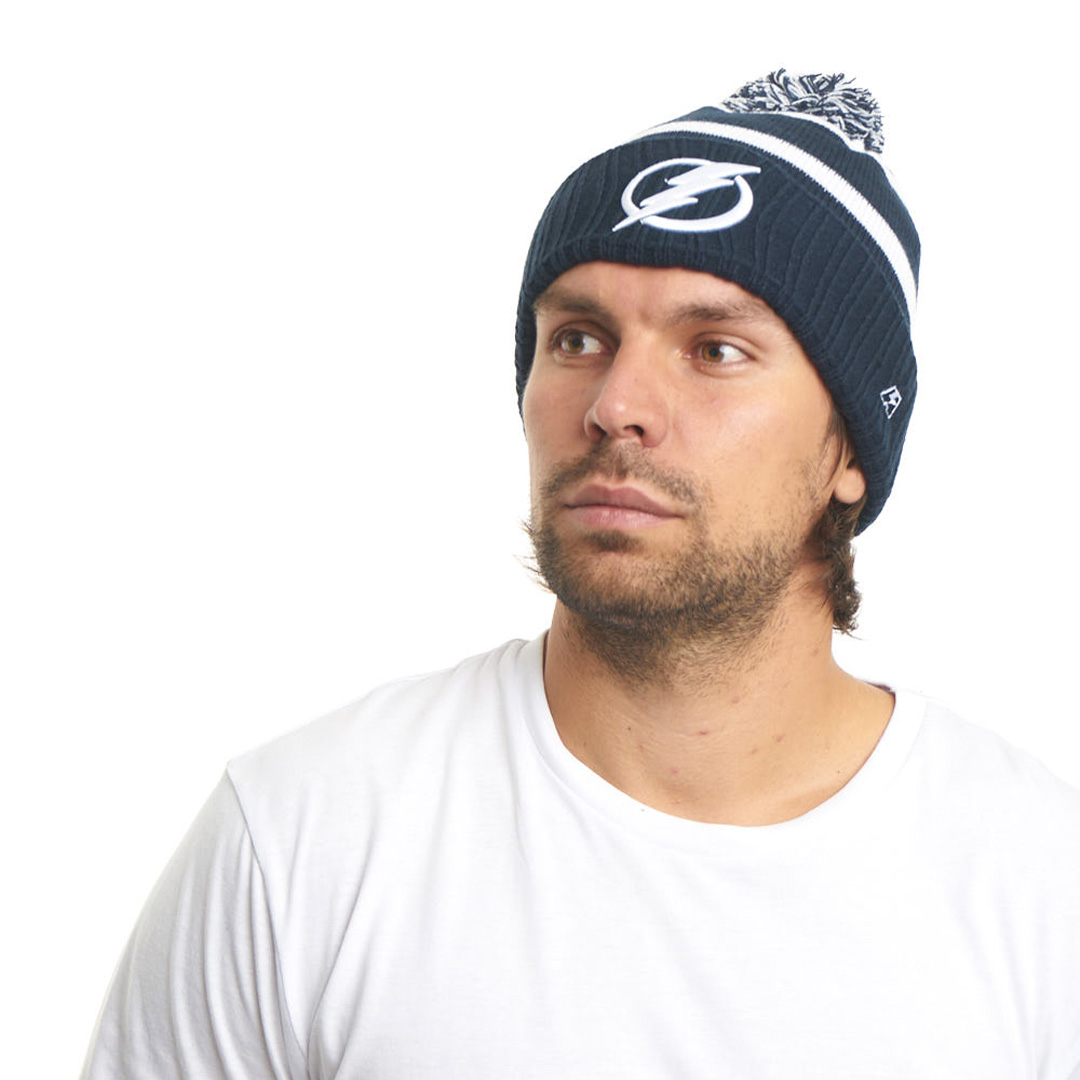 Шапка "NHL Tampa Bay Lightning" с помпоном