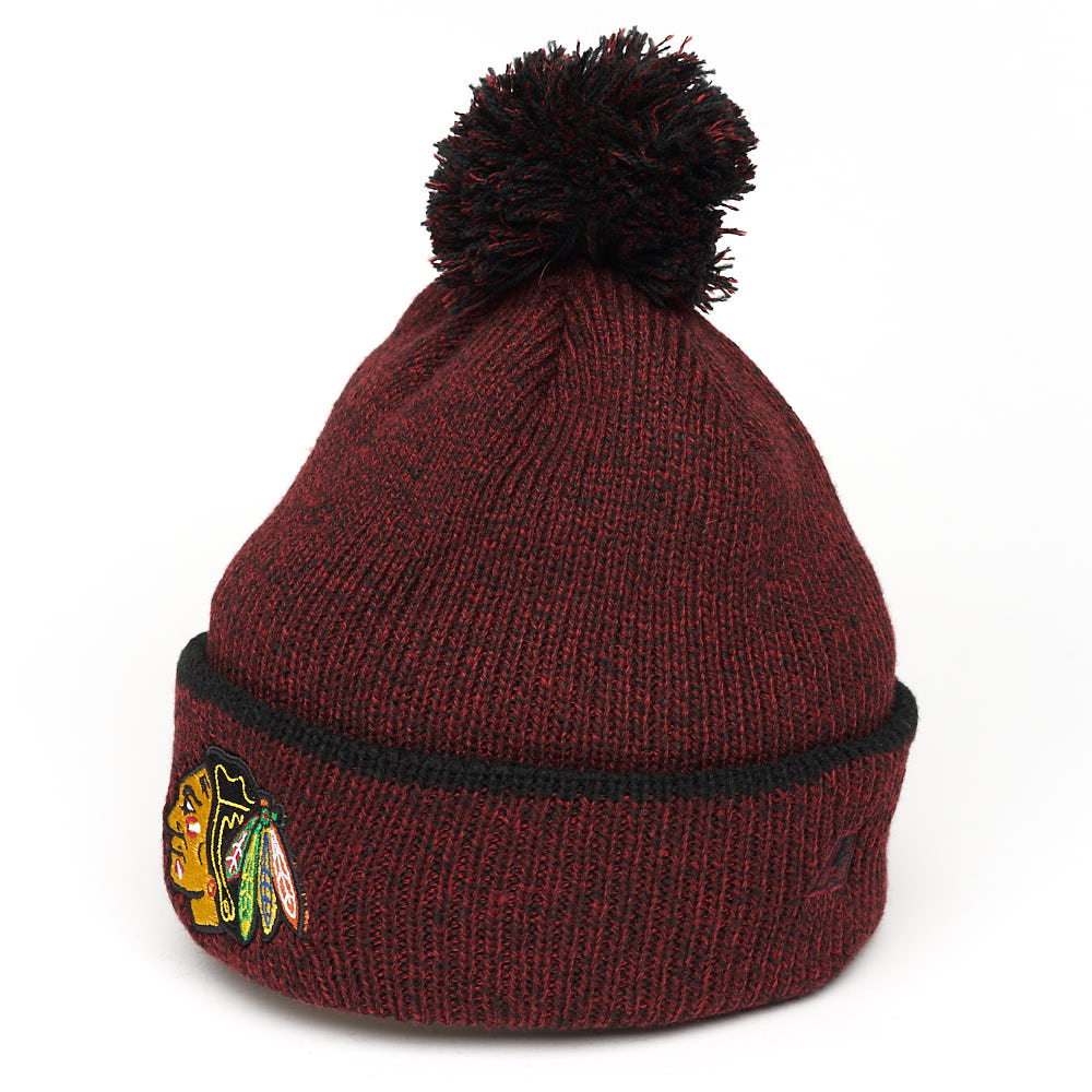 Шапка "NHL Chicago Blackhawks" с помпоном