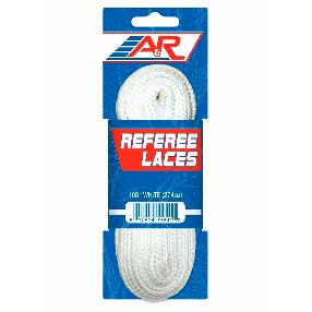 Шнурки судейские белые A&R
