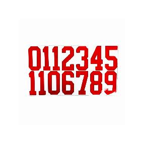 Наклейки для шлема Staill 28 цифр