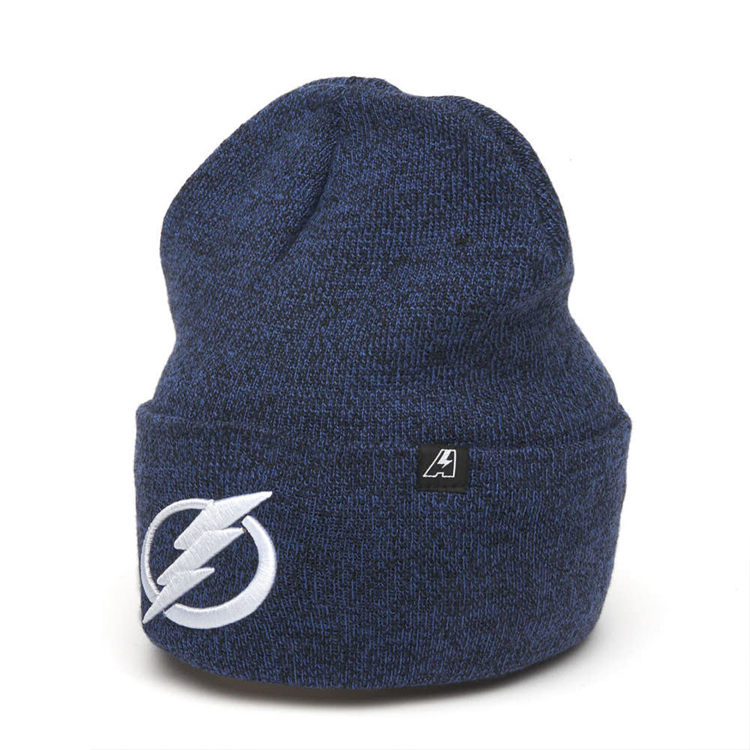 Купить Шапка "NHL Tampa Bay Lightning" с отворотом синяя 55-58 в Казахстане — Hockey1.kz