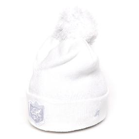 Шапка "KHL Ак Барс" с помпоном белая 55-58