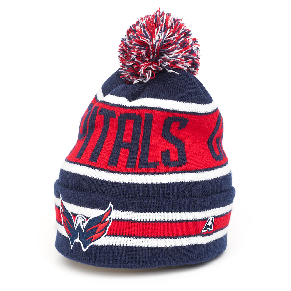 Шапка "NHL Washington Capitals" с помпоном