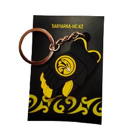 Брелок ХК "Сарыарка" ПВХ перчатка