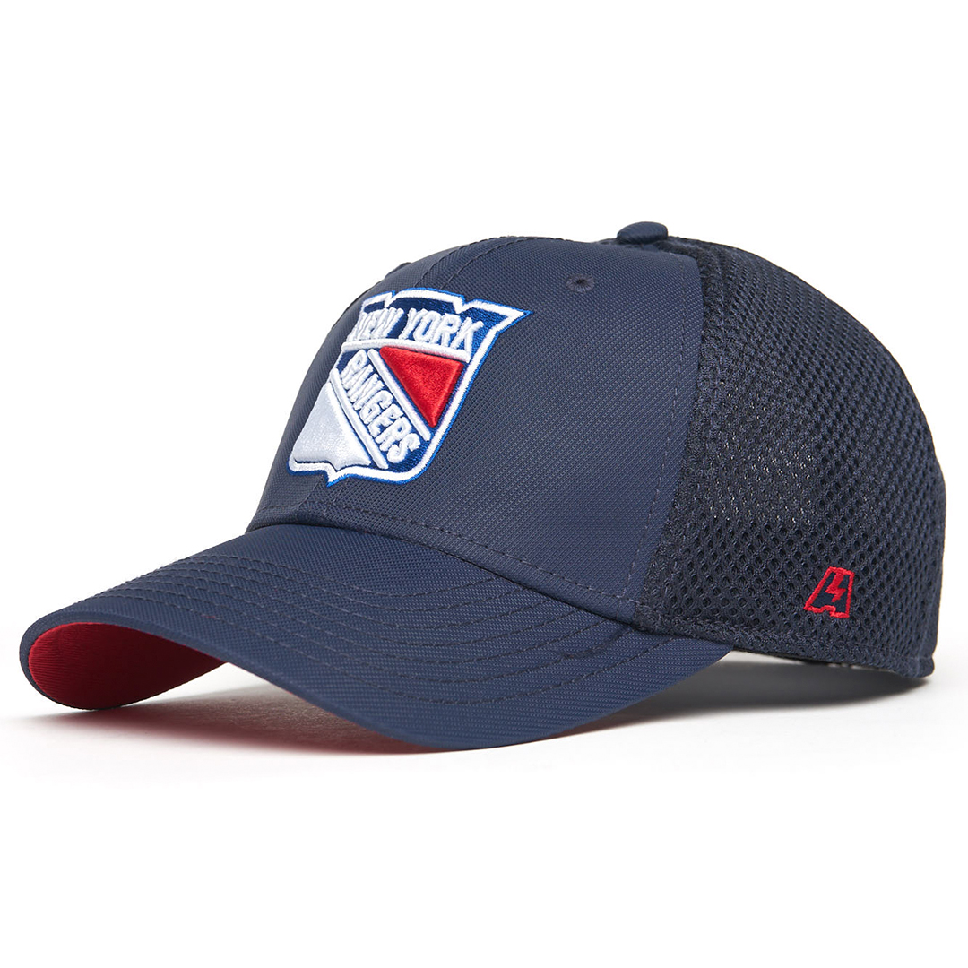 Купить Бейсболка "NHL New York Rangers" сине-красная с сеткой 57-59 в Казахстане — Hockey1.kz