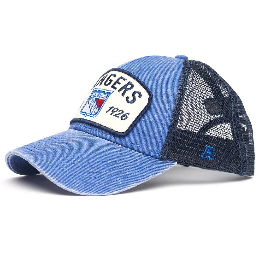 Купить Бейсболка "NHL New York Rangers Hockey Est. 1926" синяя с сеткой 55-58 в Казахстане — Hockey1.kz