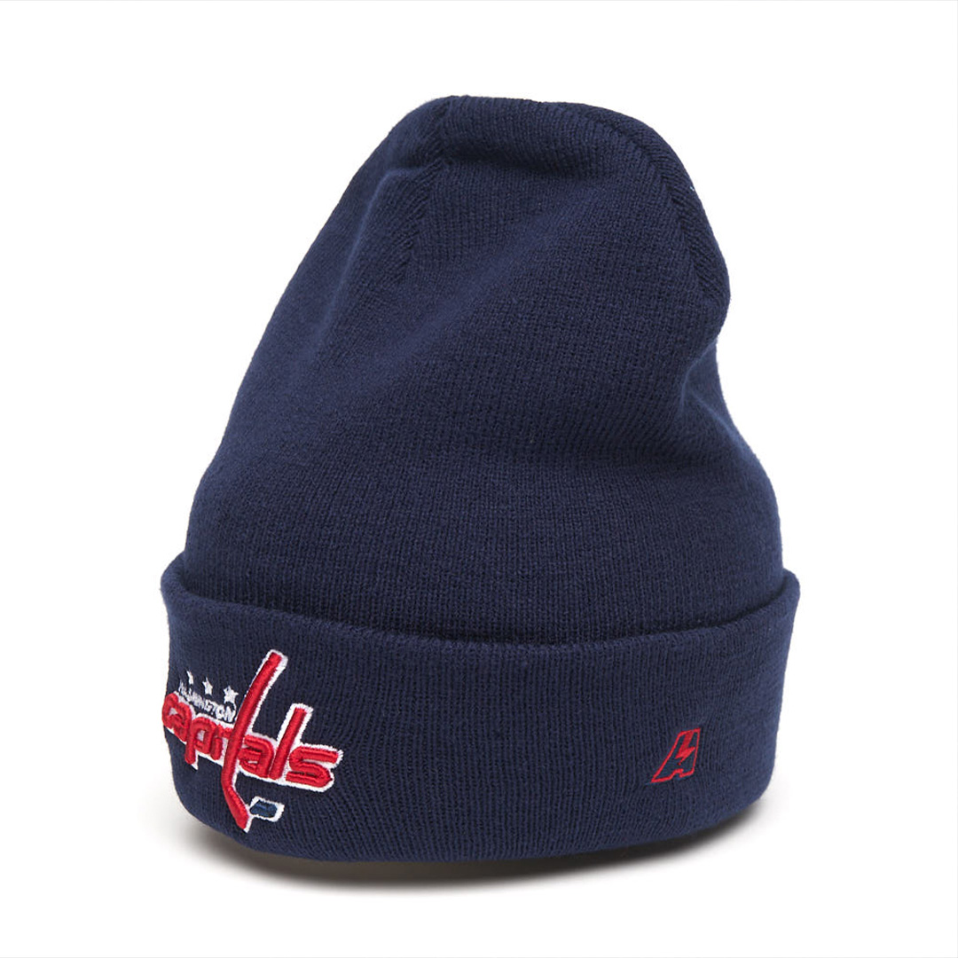 Купить Шапка "NHL Washington Capitals" с вышивкой темно-синяя 55-58 в Казахстане — Hockey1.kz