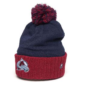 Шапка "NHL Colorado Avalanche" сине-бордовая 55-58
