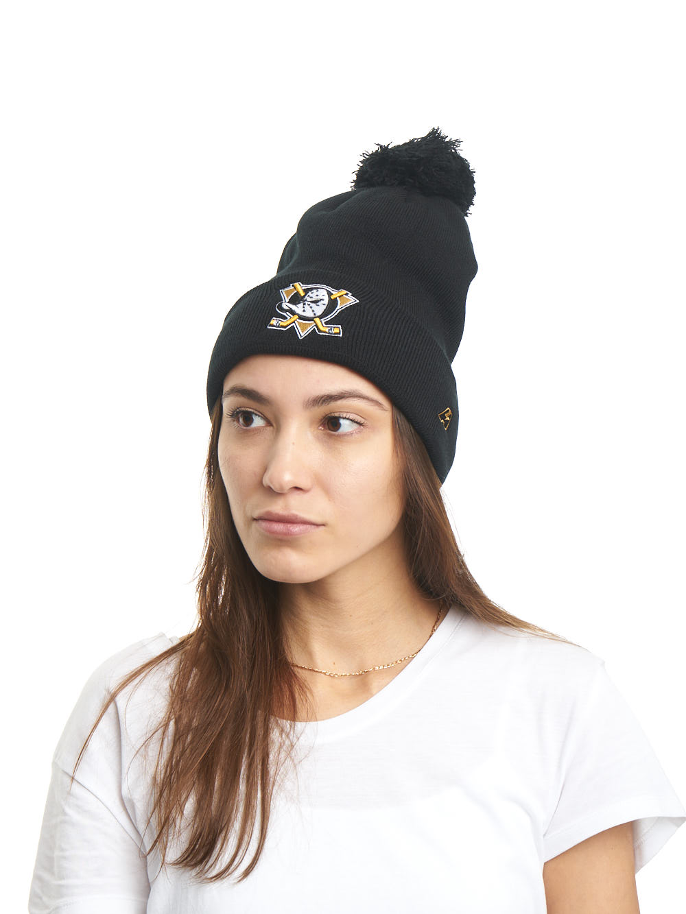 Шапка "NHL Anaheim Ducks" с помпоном
