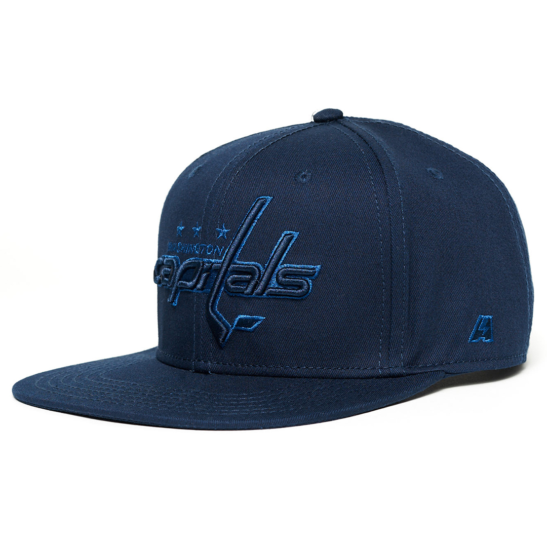 Купить Бейсболка "NHL Washington Capitals" темно-синяя с прямым козырьком one size в Казахстане — Hockey1.kz