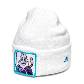 Шапка "KHL  КРУТ" белая 52-54